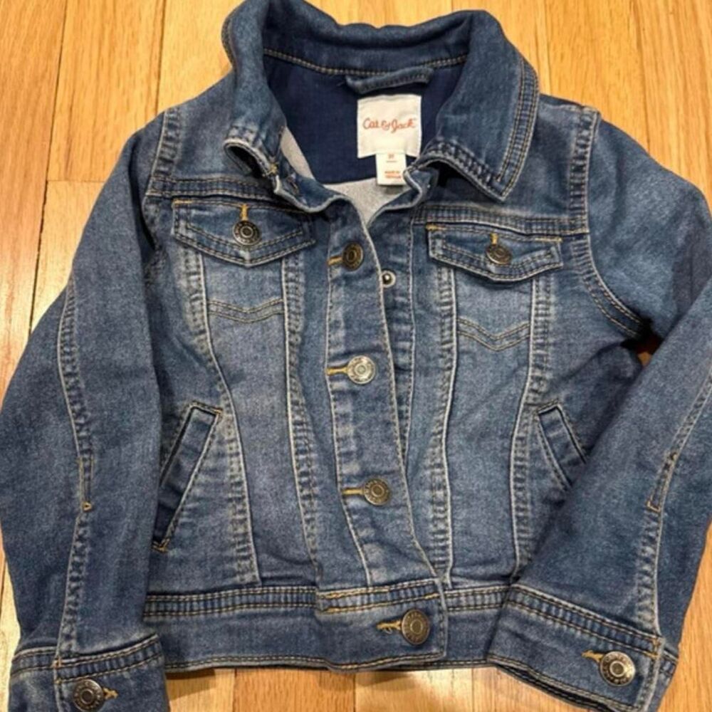 cat & jack denim jacket 3T